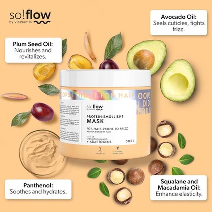 Immagine prodotto SoFlow So!Flow Hair Saver per capelli a media porosità arricchito con oli nutrienti e proteine vegetali -