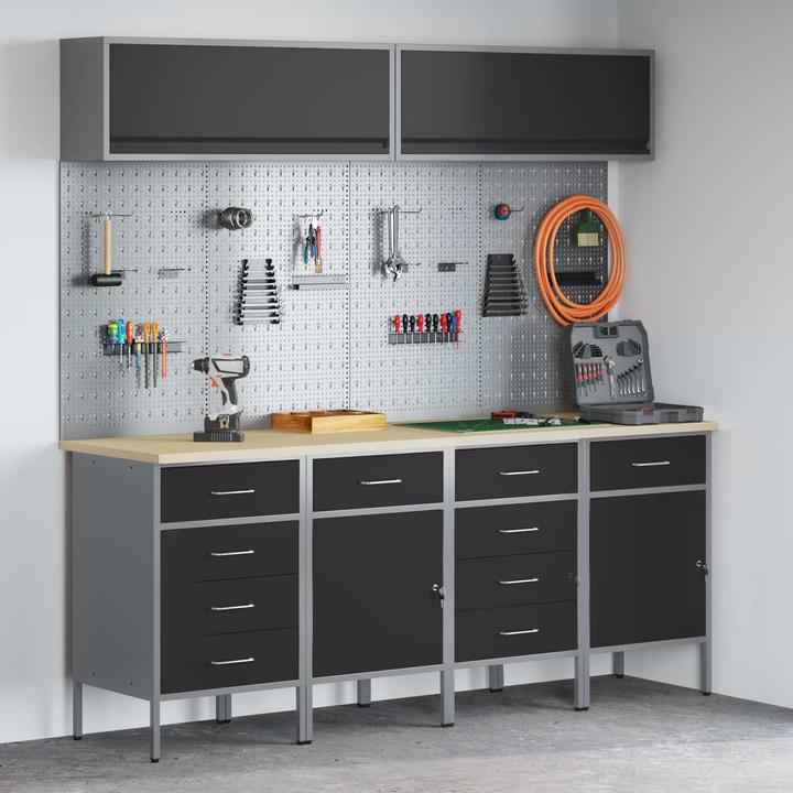 Produktbild vidaXL Werkstattschrank (55 cm, 200 cm)