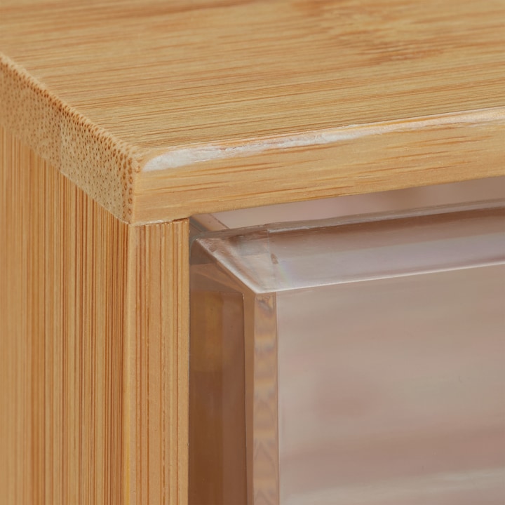Actual product image Relaxdays Bamboo Makeup Organiser