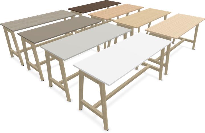 Actual product image Narbutas Nova Wood high table (180 x 70 x 90 cm)