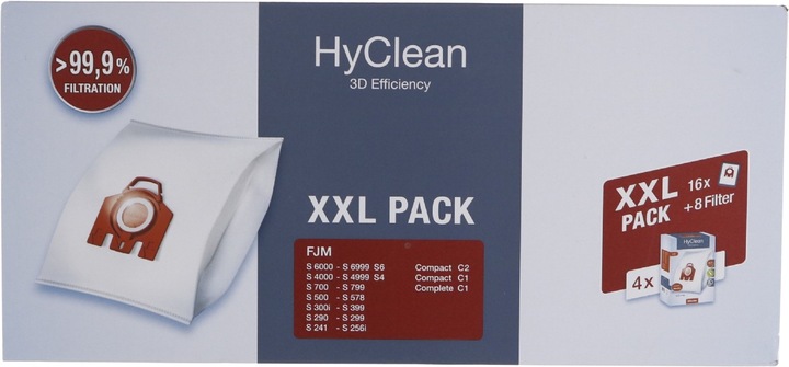 Immagine prodotto Miele Sacchetto per la polvere FJM 3D Hyclean XXL (16 x)