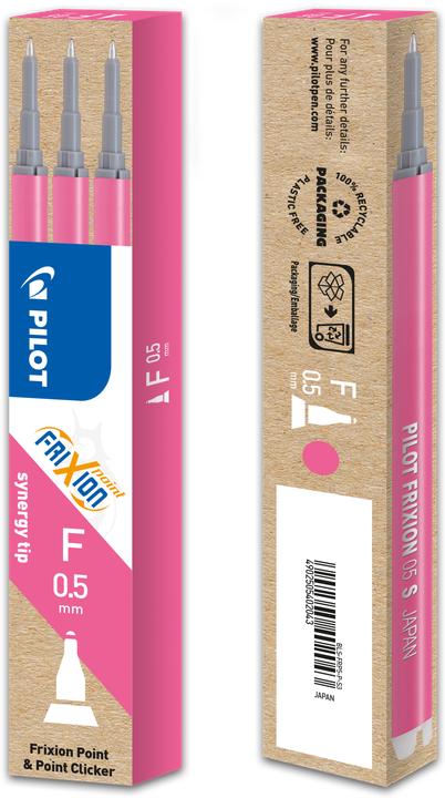 Image du produit Pilot FriXion Refill Point Set à 3 (3 pièce(s), Pink, 0.25 mm)
