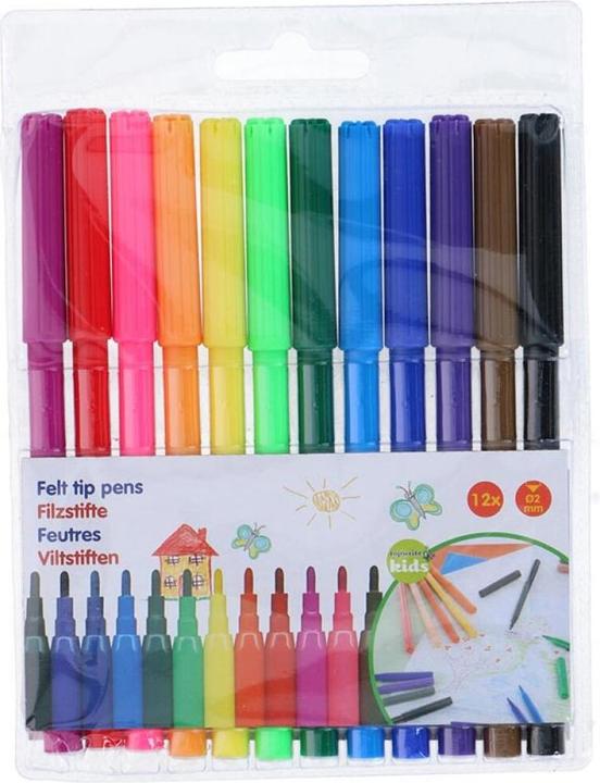 Actual product image Topwrite Kids Felt tip pens, 12pcs. (12 x)
