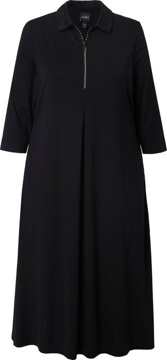 Produktbild Ulla Popken Puntokleid, Glitzer-Reissverschluss, 3/4-Arm (54)