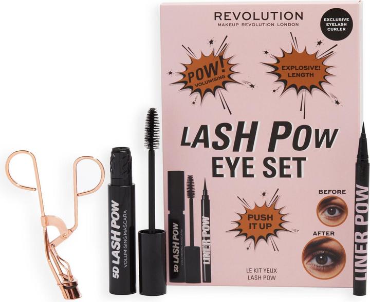 Produktbild Makeup Revolution Lash Pow Eye Set (Super Black)