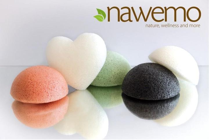 Produktbild Nawemo Konjac Schwamm BAMBUSKOHLE