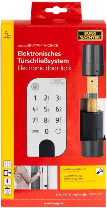 Actual product image Burg Wächter Cylinder + Keypad (Bluetooth, Smartphone, Electronic numerical code)