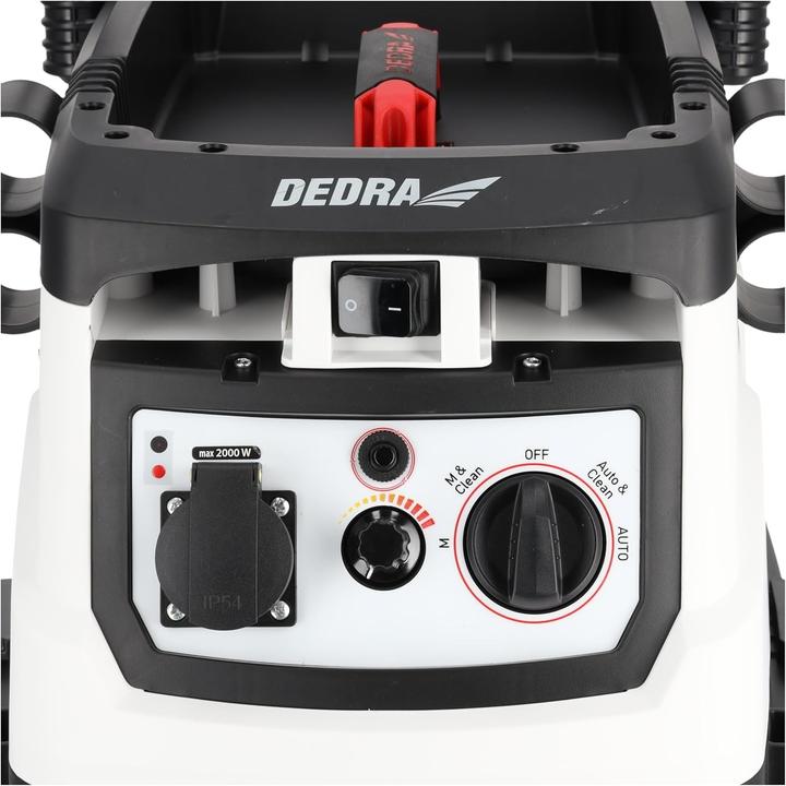 Produktbild Dedra Baustaubsauger mit automatischer Filterreinigung, M-Klasse Filter, DED6609 (Nass-Trockensauger)