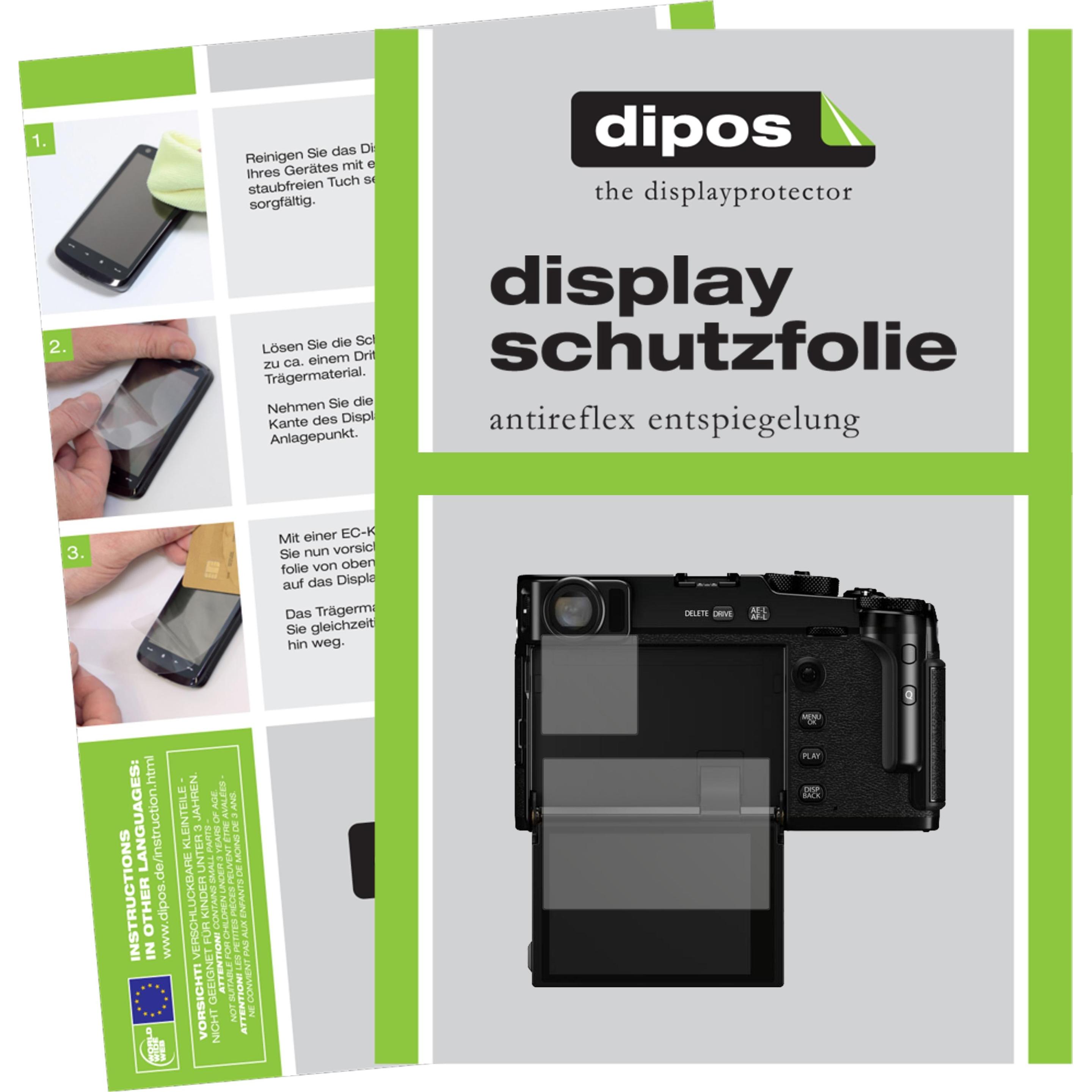 Dipos Displayschutzfolie Antireflex (Displayschutz, Fujifilm X-Pro3), Kameraschutz, Transparent