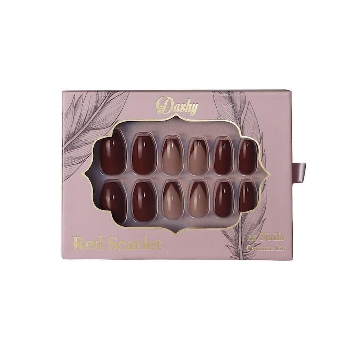 Produktbild Dashy Nails - Red Scarlet (Kunstnägel, red scarlet)