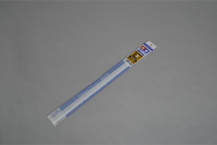 Productafbeelding Tamiya L-profiel 3x3mm (6) 400mm wit Kst.