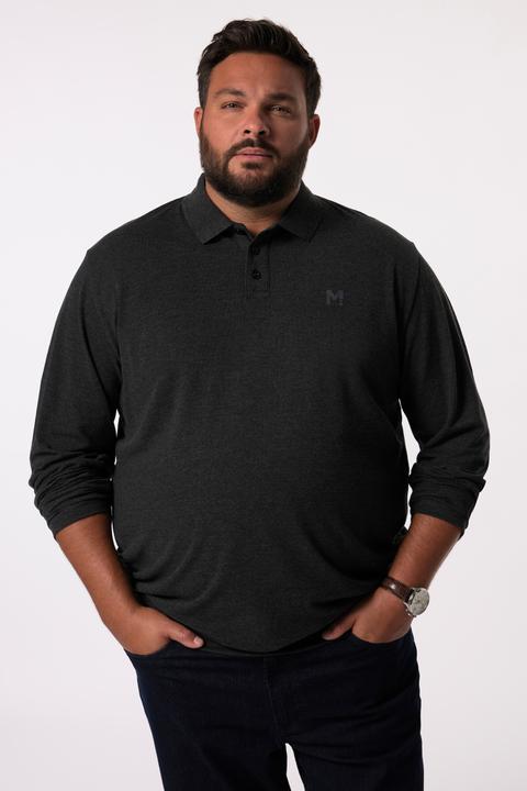 Produktbild Men+ Poloshirt, Bauchfit, Basic, Piqué, Langarm (4XL)