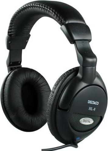 Image du produit Deltaco Casque/écouteur HL-8 Wired Head-band Music Black (Filaire)