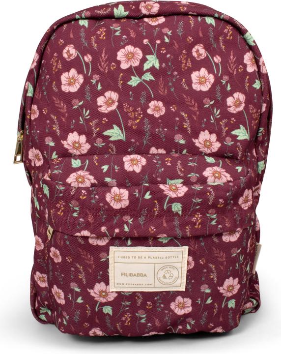 Actual product image Filibabba Backpack in recycled RPET - Fall Flowers