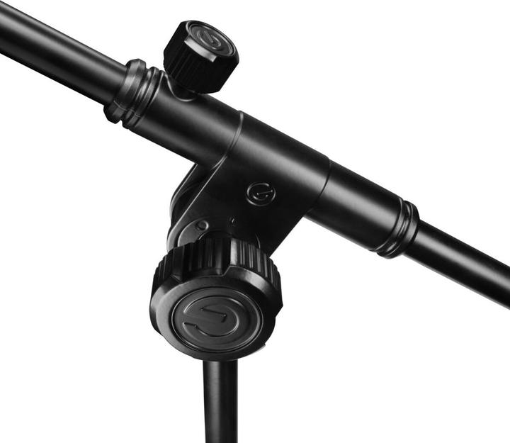 Actual product image Gravity TMS 2222 - Touring Microphone Stand, short, with plate base and 2-point extension boom