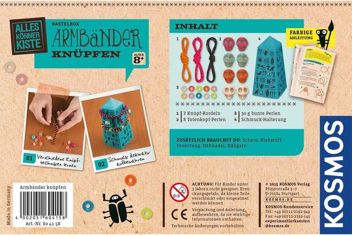 Actual product image Kosmos Knotting bracelets, d