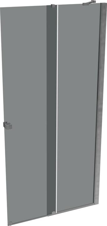 Silber Hochglanz Glas ESG Grau mit ANTI-PLAQUE