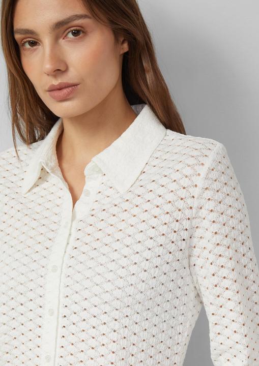 Immagine prodotto s.Oliver Jersey-Bluse aus Lochspitze (40)