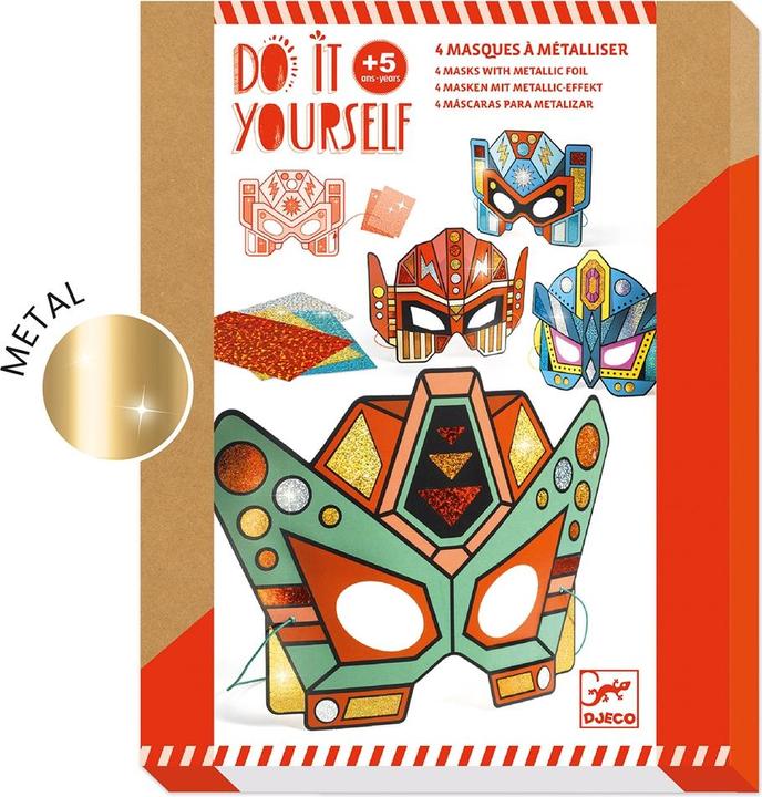 Image du produit Djeco Bricolage - Images transparentes Masques Robot