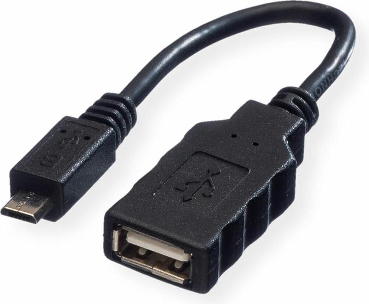 Produktbild Roline A zu Micro B (0.15 m, USB 2.0)