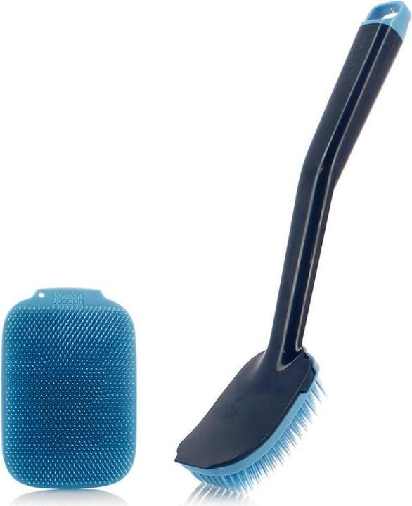 Produktbild Joseph Joseph CleanTech 2-teiliges Spülbürsten- und Schrubber-Set - Blau (1 Stk.)