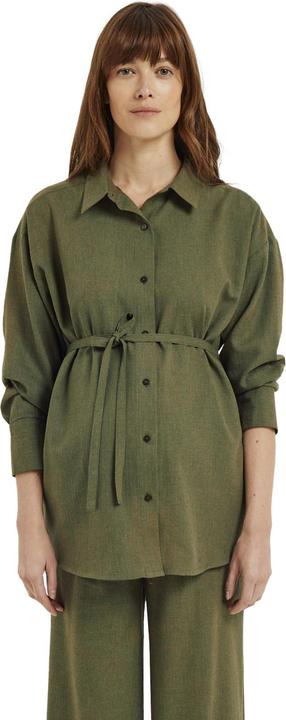 Actual product image Vertbaudet 2-teiliges Loungewear-Set für Schwangerschaft und Stillzeit, Leinen-Optik