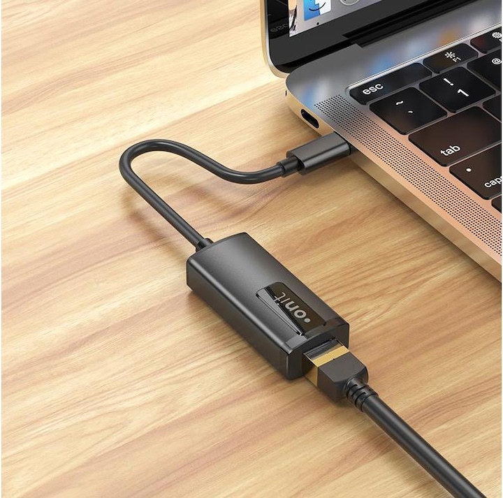 Actual product image Onit Network adapter USB-C - RJ45 Gigabit LAN (USB 3.0, RJ45 (1x))