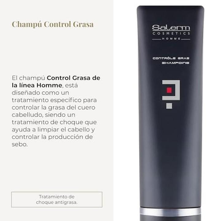 Immagine prodotto Salerm Shampoo antigrasso 9 oz (Shampoo liquido)