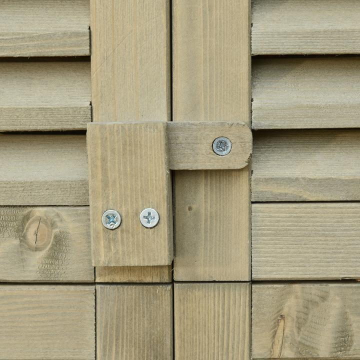 Immagine prodotto Outsunny Capanno degli attrezzi con 4 scomparti