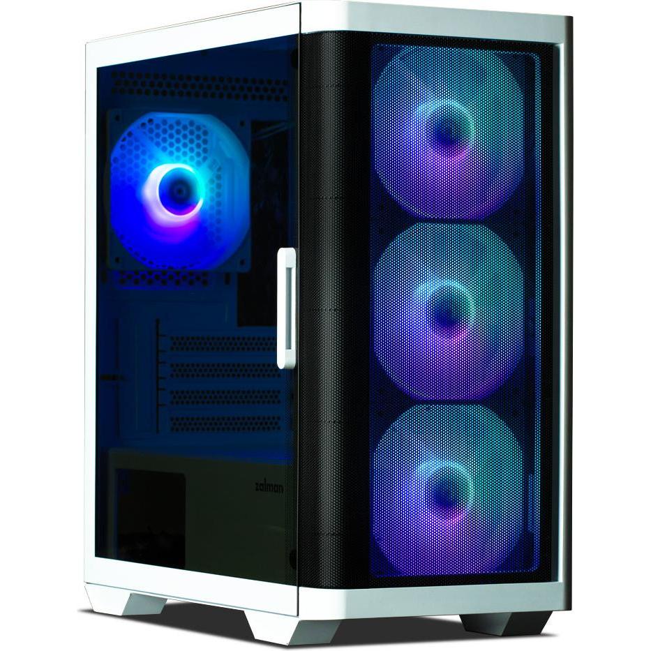 Zalman M4 White (Mini-ITX, mATX), PC Gehäuse, Weiss, Schwarz