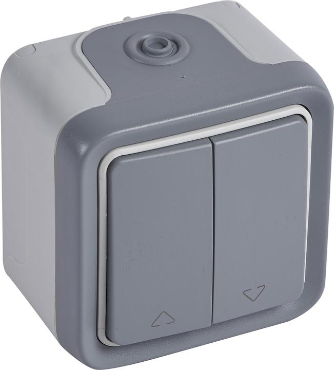 Actual product image Legrand Plexo55 Rocker switch louvre damp-proof surface-mounted white 069718