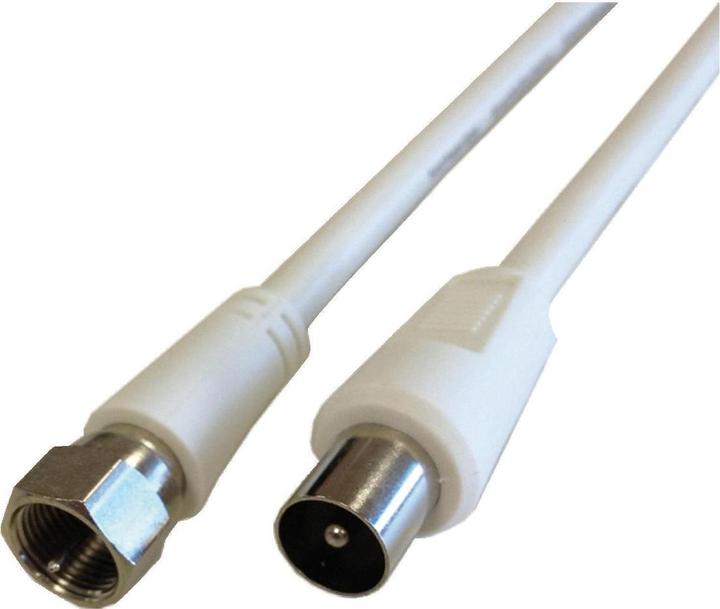 Actual product image Televes FS-KS150 1.5m F IEC White Coaxial Cable (90 dB, Antenna cable)
