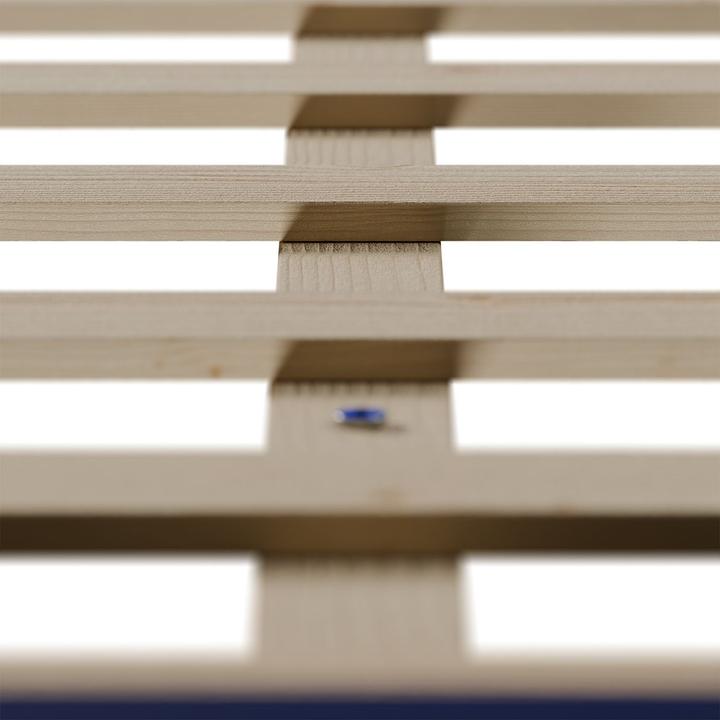 Actual product image Juskys LED upholstered bed Verona with slatted frame (120 x 200 cm)