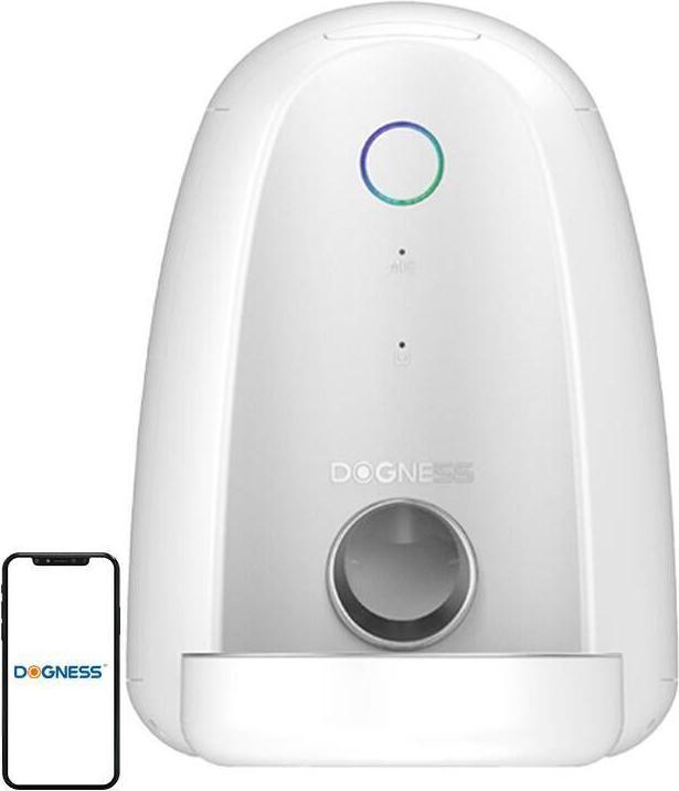 Immagine prodotto Dogness Alimentatore automatico per animali domestici con ciotola in metallo WIFI mini (bianco) (2 l)