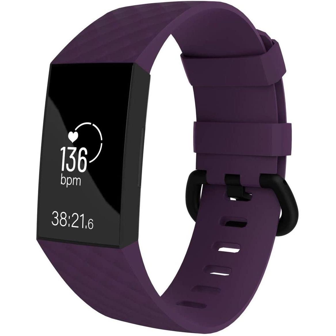 Strap-it Armband (Silikon, Charge 4), Uhrenarmband, Violett