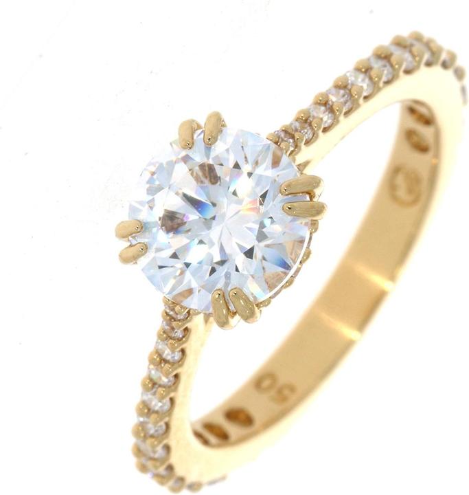 Actual product image Swarovski Constella Cocktail Pavé Ring Gold (50)