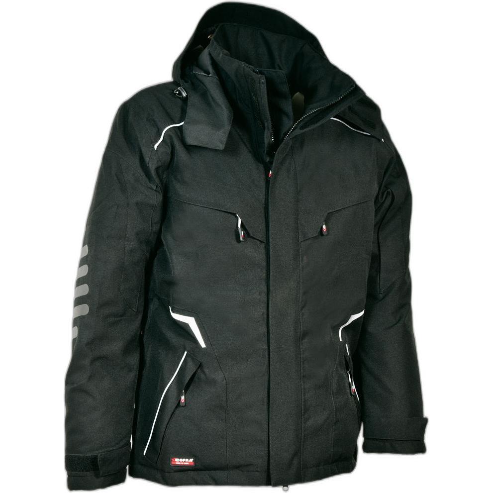 Cofra, Herren, Jacke, Winter-Arbeitsjacke wasserdicht Igarka 200 g/m² Schwarz 58 (56), Schwarz, 56