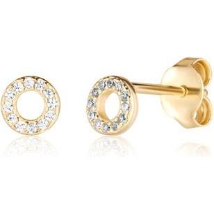 JVD, Ohrringe, - Decent stud earrings with zircons SVLE0982XH2GOPS