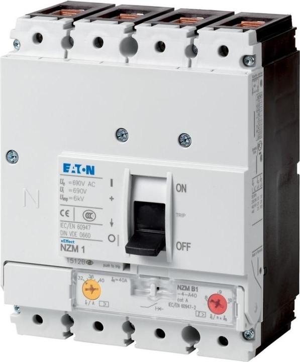 Actual product image Eaton Circuit breaker 4p. 63A BG1 NZMN1-4-A63