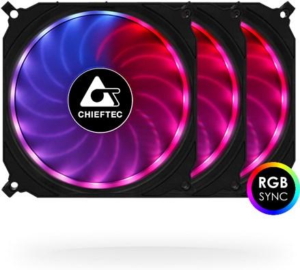 Produktbild Chieftec CF-3012-RGB (120 mm, 3 x)
