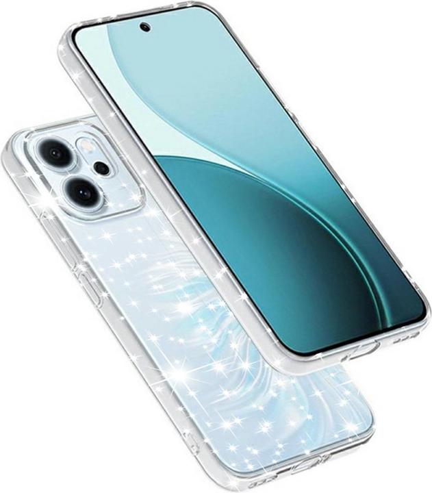 Actual product image Techsuit - SparkleSkin Series - Oppo Reno14 F - Clear (Oppo Reno14 F)