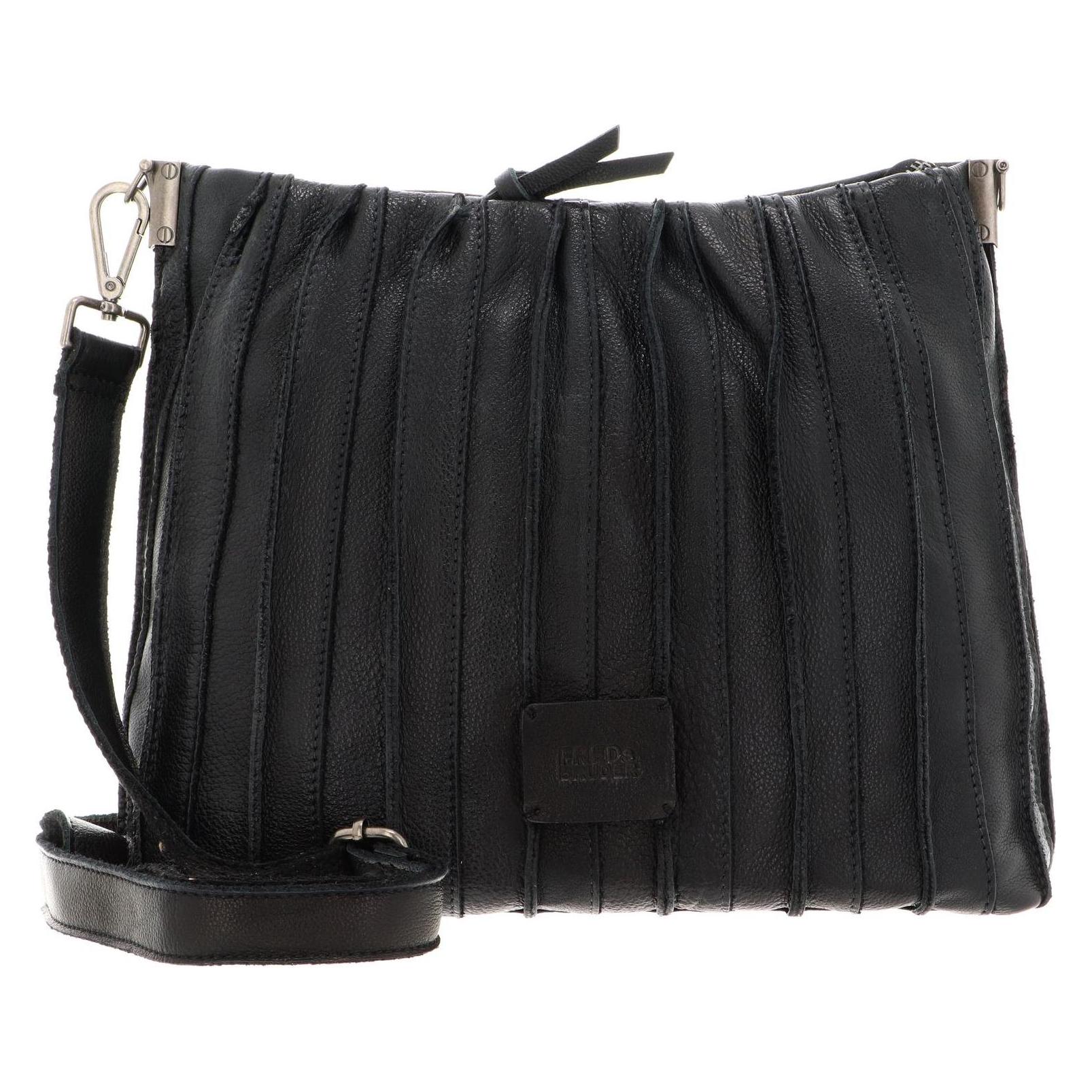 FredsBruder, Damen, Handtasche, Izzle Buckle Shoulderbag, Schwarz