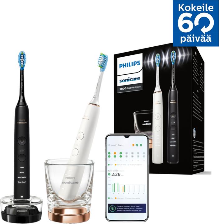 Philips Sonicare DiamondClean 9000 Doppelpack (Sonic toothbrush)