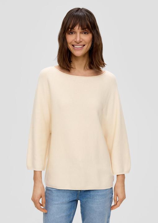 Actual product image s.Oliver Strickpullover Strickpullover mit weiten Ärmeln (40)
