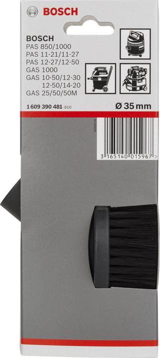 Produktbild Bosch Professional Zubehör Saugbürste rund für Bosch-Sauger mit 35-mm-Rohren
