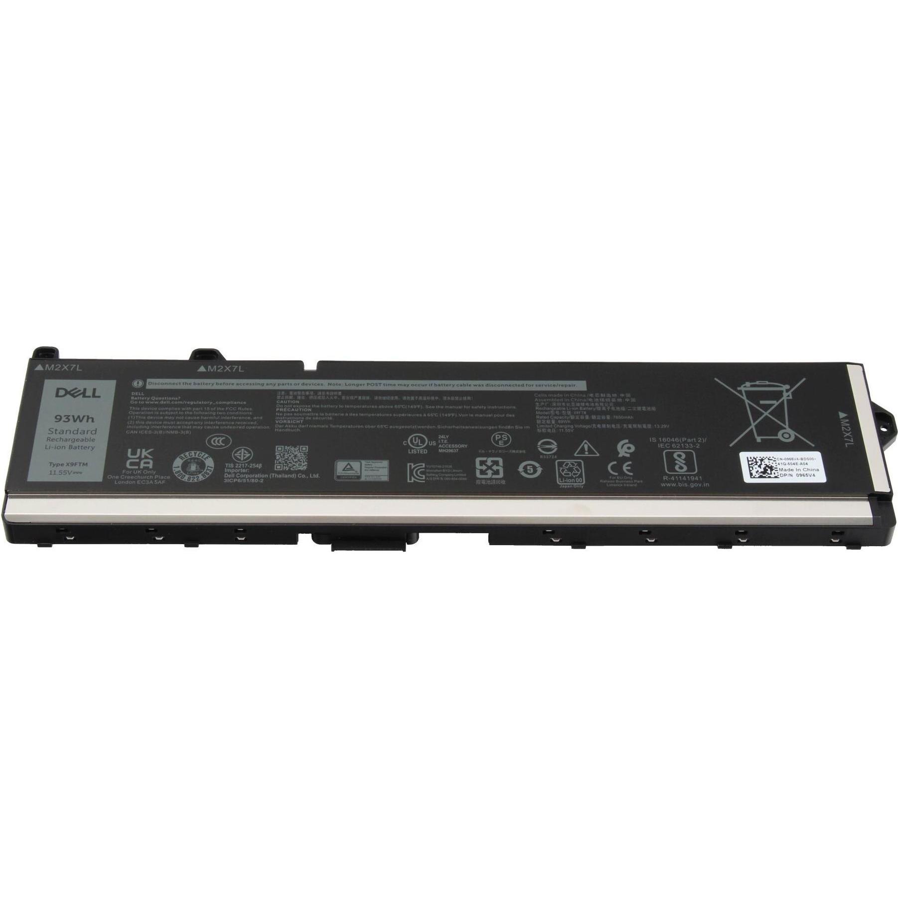 Dell 965V4 (6 Zellen, 7650 mAh), Notebook Akku