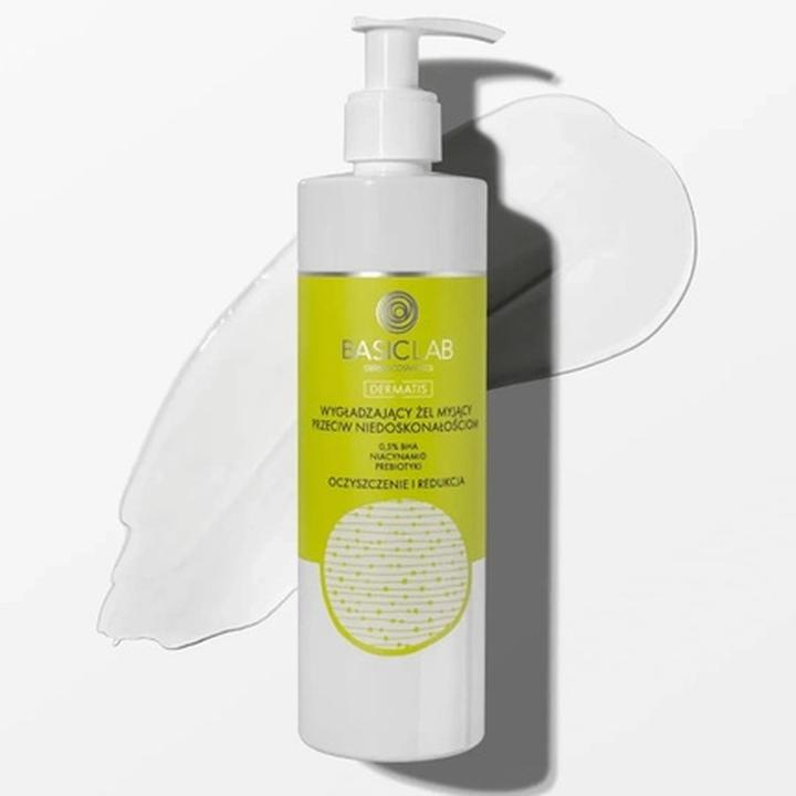 Actual product image BasicLab Dermatis Smoothing Cleansing Gel Against Imperfections 300Ml (Cleansing gel, 300 ml)