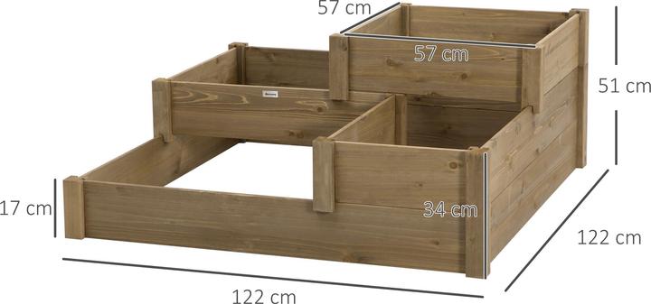 Produktbild Outsunny Hochbeet