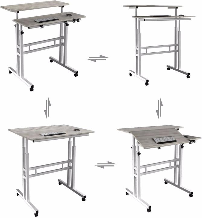 Actual product image DlandHome Mobile desk