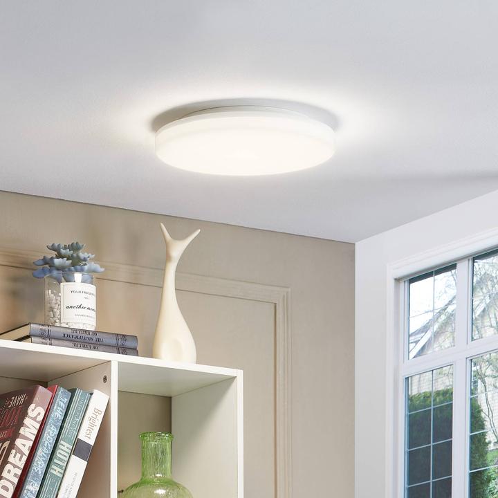 Produktbild Prios Artin LED-Deckenlampe, Sensor, rund, 28 cm (2160 lm)